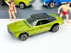 Vintage Hot Wheels Redline 1968 HTF Antifreeze Custom Camaro US - TAB BASE ROUGH