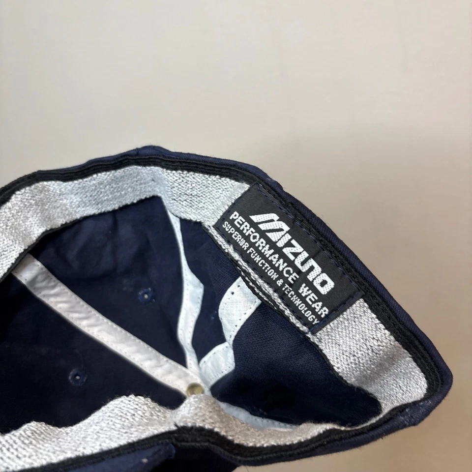 Gorra ajustada Mizuno años 90 nueva con etiquetas azul blanco talla mediana grande Foto 3 de 4