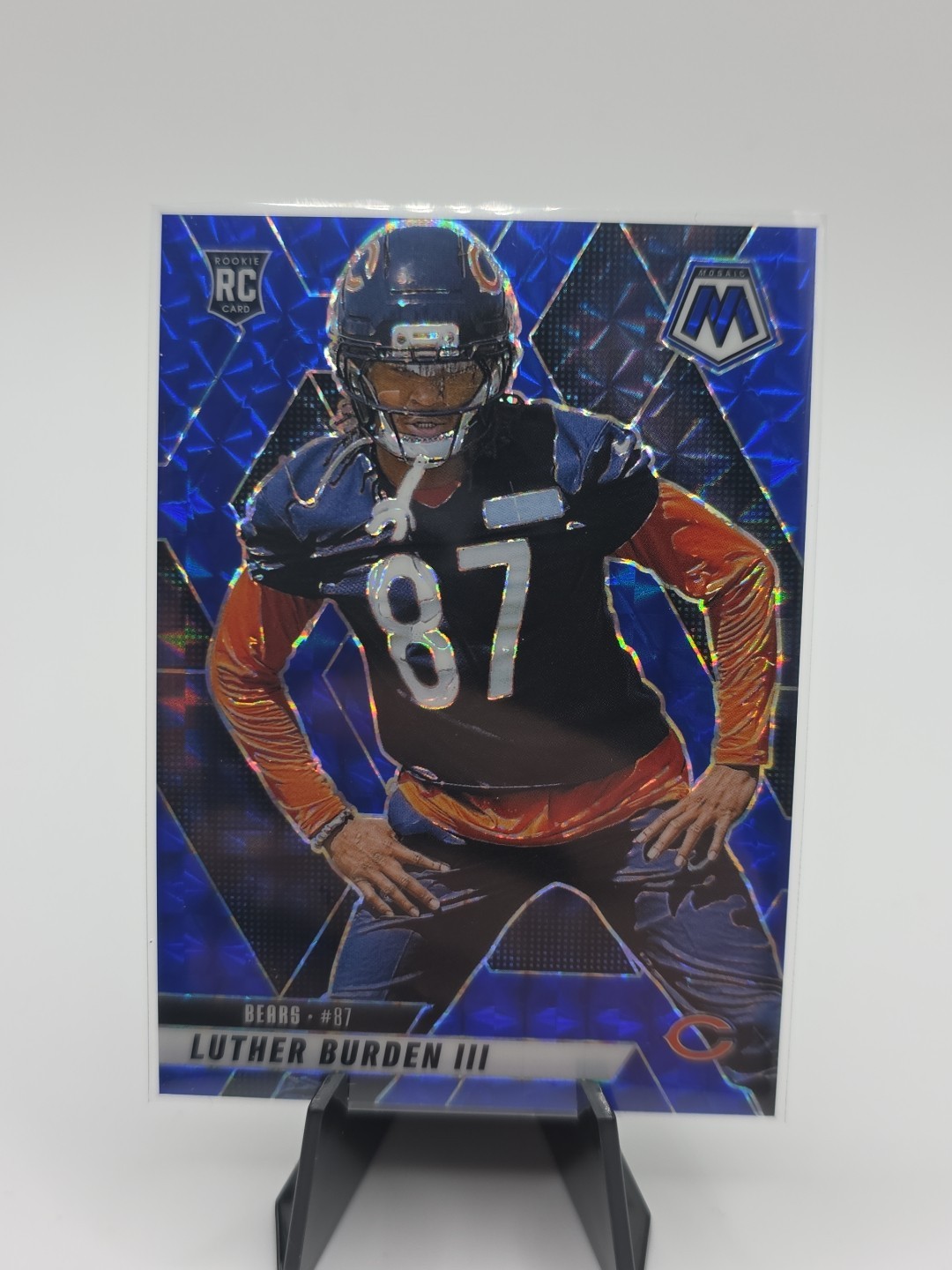 2025 Prizm Luther Burden III # 383 Blue Mosaic /99 RC