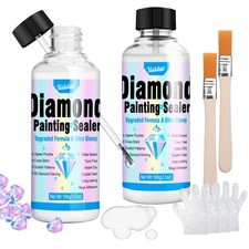 Diamond Painting Sealer 200ml, High Gloss 10 x 5 x 1.7 cm, Transparent