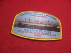 USA NAVY BATTLESHIP SS LANE VICTORY 1999 BERTH 94 SAN PEDRO CA MILITARY PATCH — photo 1
