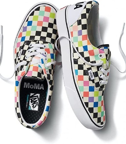 Vans MoMA Comfycush Era UK 5 Blanco/Negro - Zapatos Unisex Hombre Mujer - Imagen 10 de 12