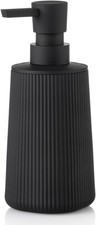 Black Hand Soap Dispenser with No Rust Pump for Bathroom and Kitchen Farmhouse