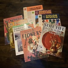 Art/Painting Books, 8 painting-related books, paperback, thin