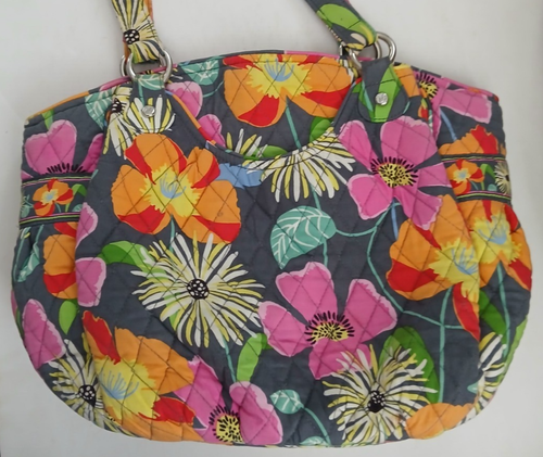 Vera Bradley Glenna Schultertasche in Jazzy Blooms Print - Bild 2 von 8