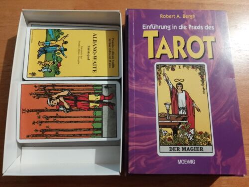 Einführung in die Praxis des Tarot Set Handbuch und Karten Albano Waite karten