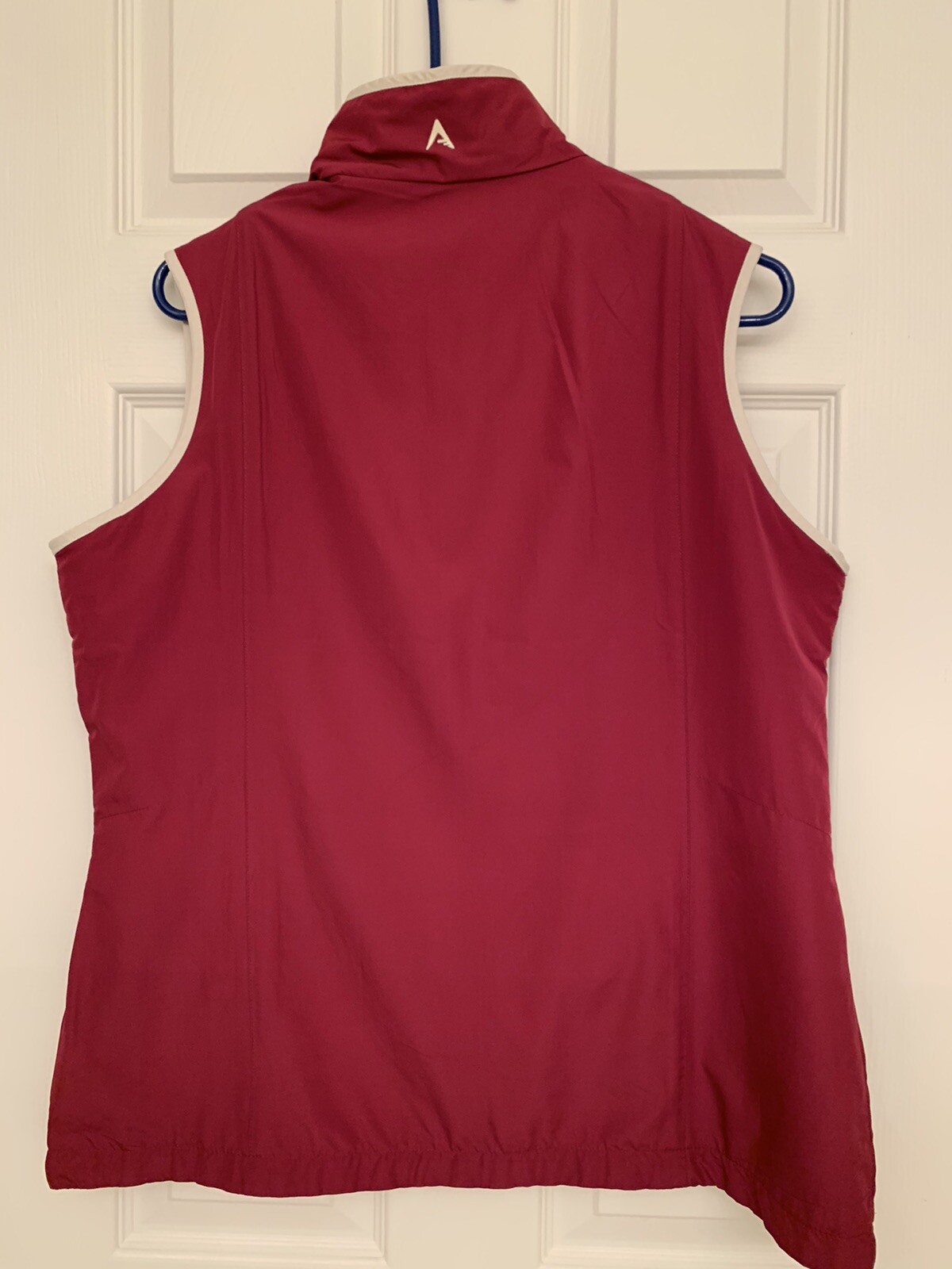 ANTIGUA Golf Women's REVERSIBLE Activewear Maroon Beige Golf Vest L eBay