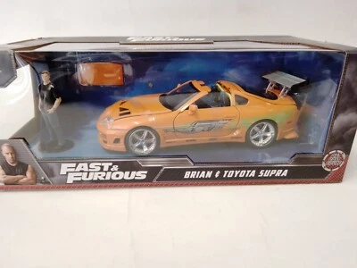 Jada Toys Brians Toyota Supra Fast & Furious Mit Figur 1/24 253205001 - Bild 1 von 2
