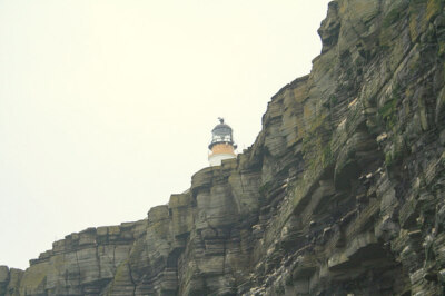 Photo 6x4 The Noup Lighthouse looks on. Loch of the Stack  c2007