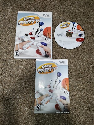 Game Party Nintendo Wii ~ Complete! ~ Works Great! Tested 