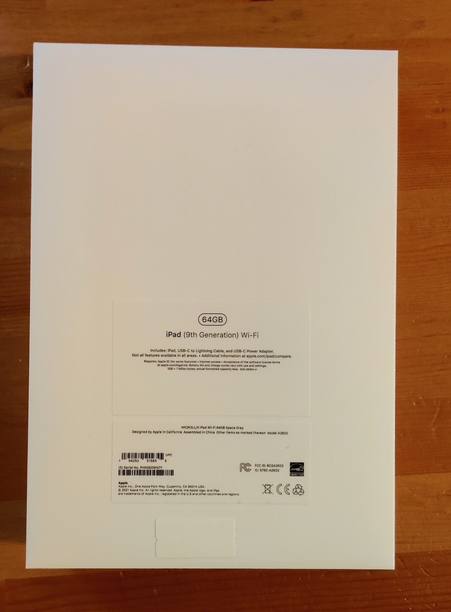 Apple iPad (9th Generation) 64GB 10.2 Apple iPad (9th Generation) 64GB 10.2