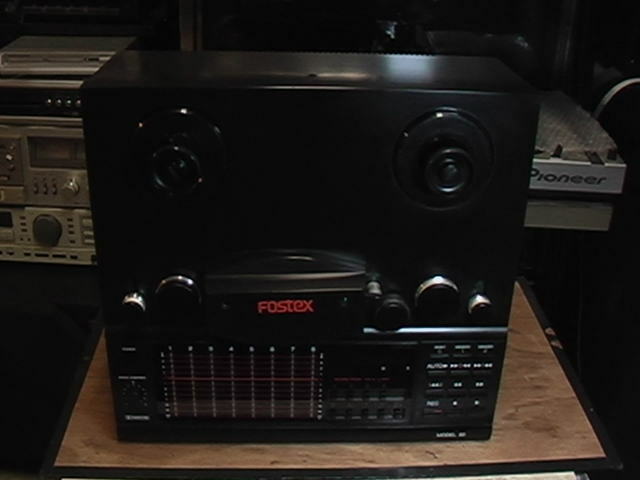 Fostex Model 80 Eight-Track Reel-to-Reel Analog Tape Fostex Model 80 Eight-Track Reel-to-Reel Analog Tape