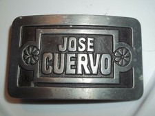 Jose Cuervo Belt Buckle , 1977, 80 Proof Tequila , 3.25" X 2"