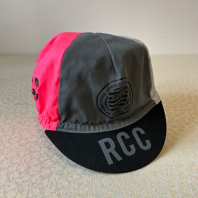 Rapha RCC Cycling Cap - Grau / Pink One Size (small to medium)