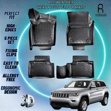 Custom Floor Mats Fits Jeep Grand Cherokee 2011-2022 Rubber All Weather Liners Custom Floor Mats Fits Jeep Grand Cherokee 2011-2022 Rubber All Weather Liners
