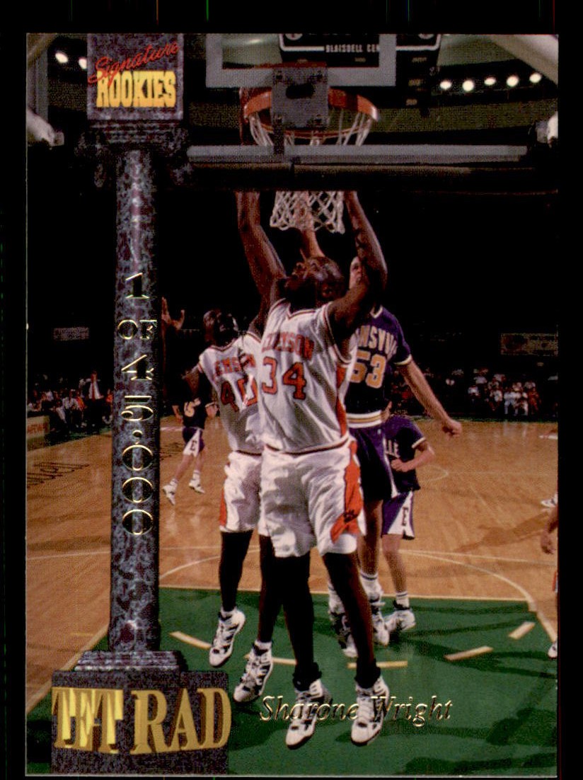 1994-95 Signature Rookies Tetrad  #83 Sharone Wright Clemson /45000
