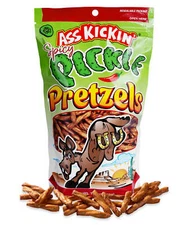 Spicy Pickle Pretzels
