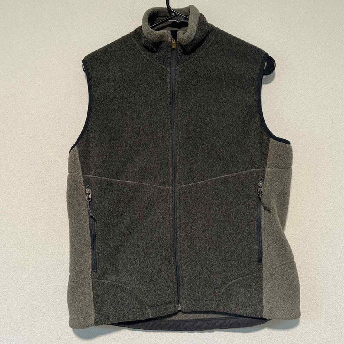 REI Women's Polartec Two Tone Grey Fleece Zip Front