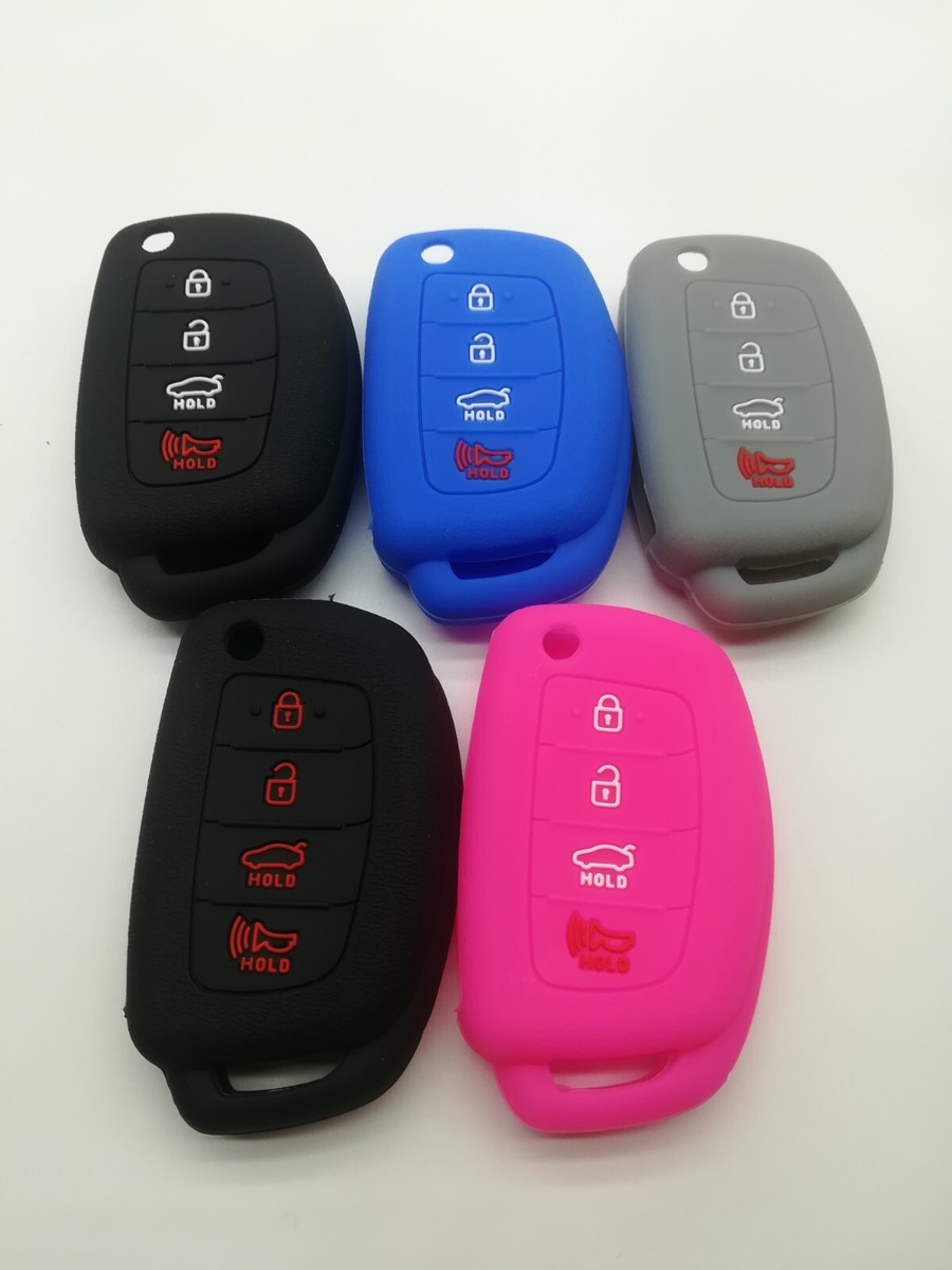 Hyundai Elantra Key Fob Silicone Key Fob Cover Case For Hyundai - Foto 6