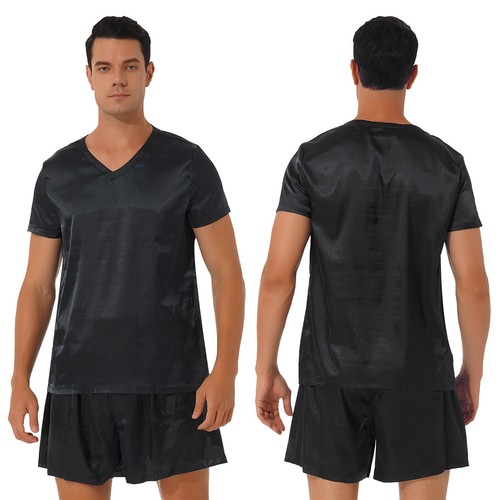 Herren Nachtwäsche Bad Homewear Selbstbindegürtel Bademantel Sauna Nachtwäsche Strampler - Bild 85 von 95