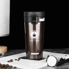 500ml Stainless Steel Thermal Mug Vacuum Flask Leak-Proof Coffee Tea Thermos