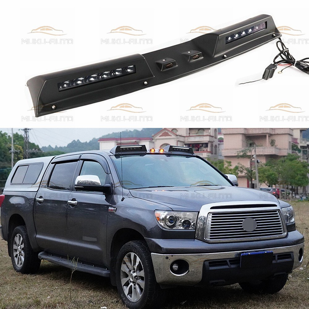 Roof Top Light Bar with LED Lamp DRL Fits for Toyota Tundra 2007