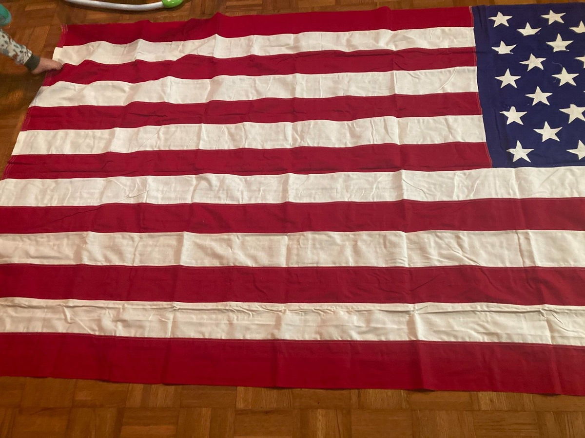 ヴィンテージ USA製 VALLEY FORGE FLAG 星条旗 50スター Vintage Valley Forge Co. 50 Stars US American Flag Very Big