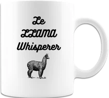 Le Llama Whisperer  Coffee Mug - White