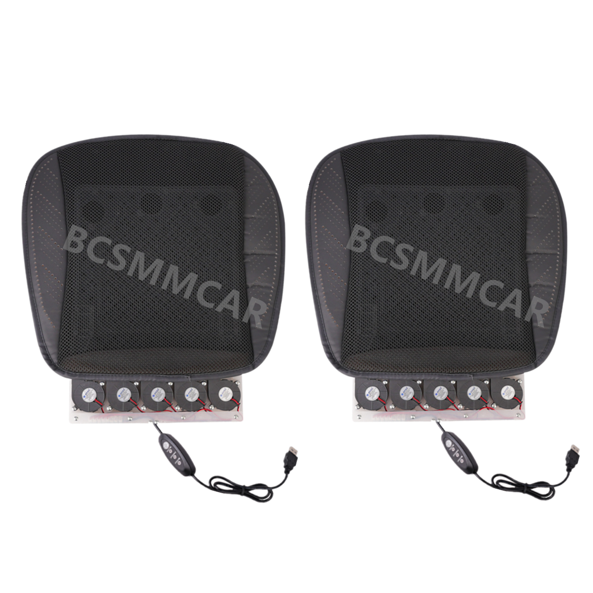 USB Cooling Car Seat Cushion with Air Ventilation for Summer Comfort-image