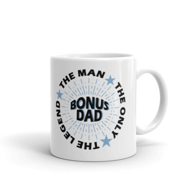 Bonus Dad The Man Only The Legend Coffee Tea Ceramic Mug Office Work Cup  Gift