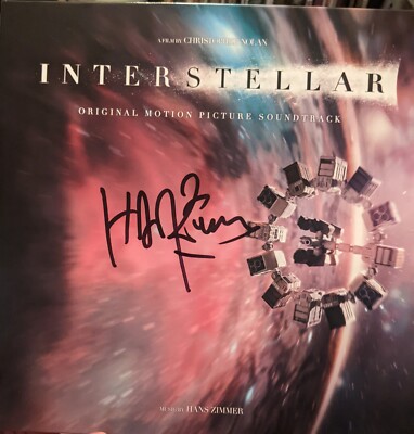 HANS ZIMMER signed autograph ''Interstellar'' soundtrack vinyl