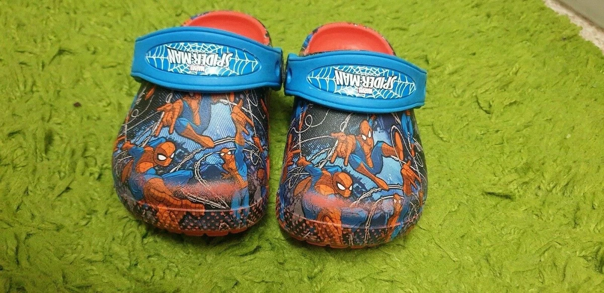 Spiderman crocs sales size 9