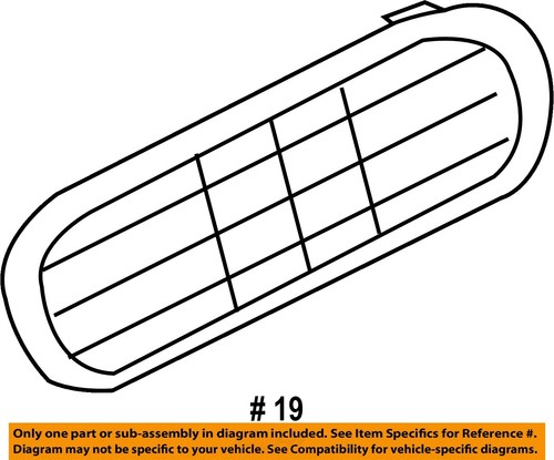 CHRYSLER OEM 04-23 1500 Classic,1500,Dakota Cab Uniside-Vent 4589934AA - Picture 2 of 2