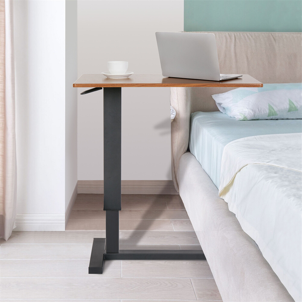 FATIVO Mobile Over Bed Chair Table Hospital Overbed Height Adjust Laptop Tray