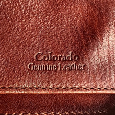 Colorado Genuine Cow Leather Maroon Long Wallet W/Card Cash Storage Unisex