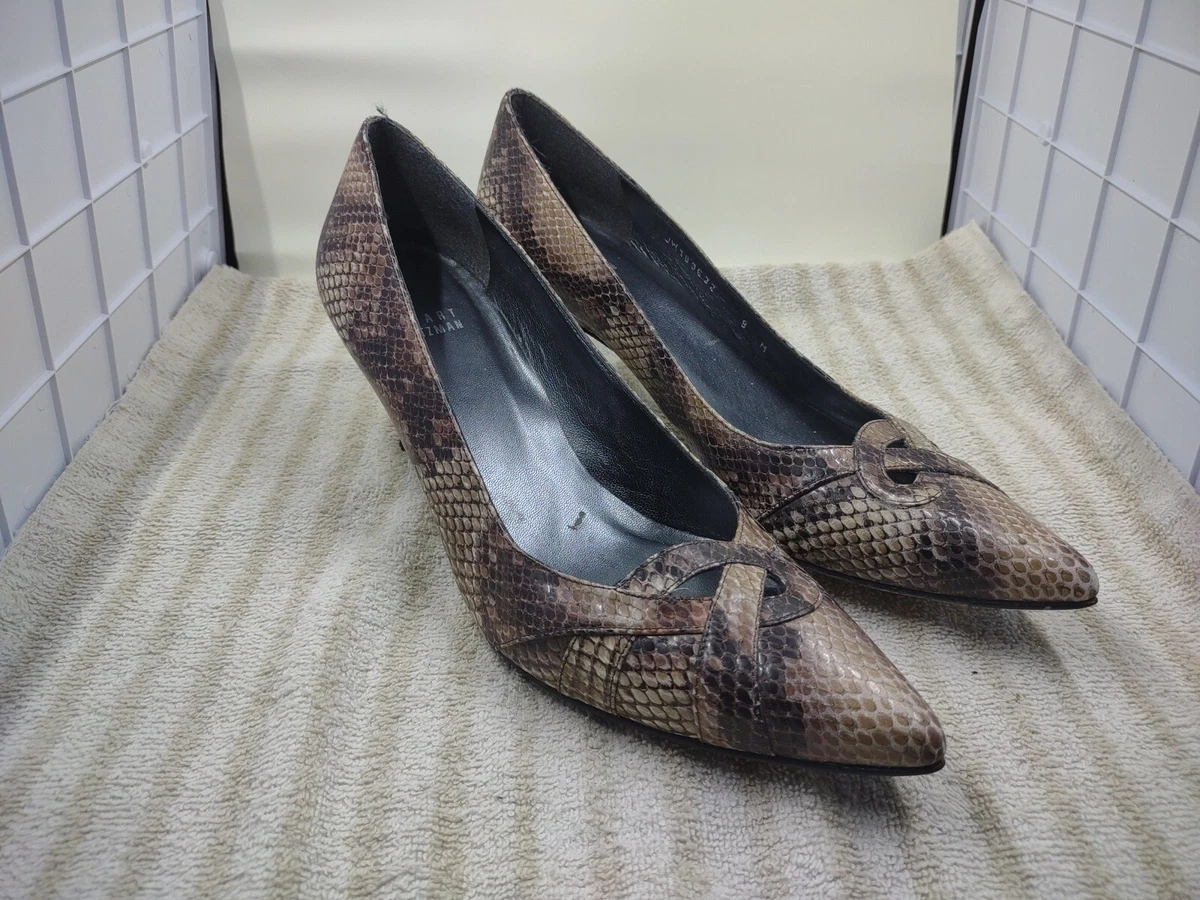 Stuart weitzman store snakeskin heels