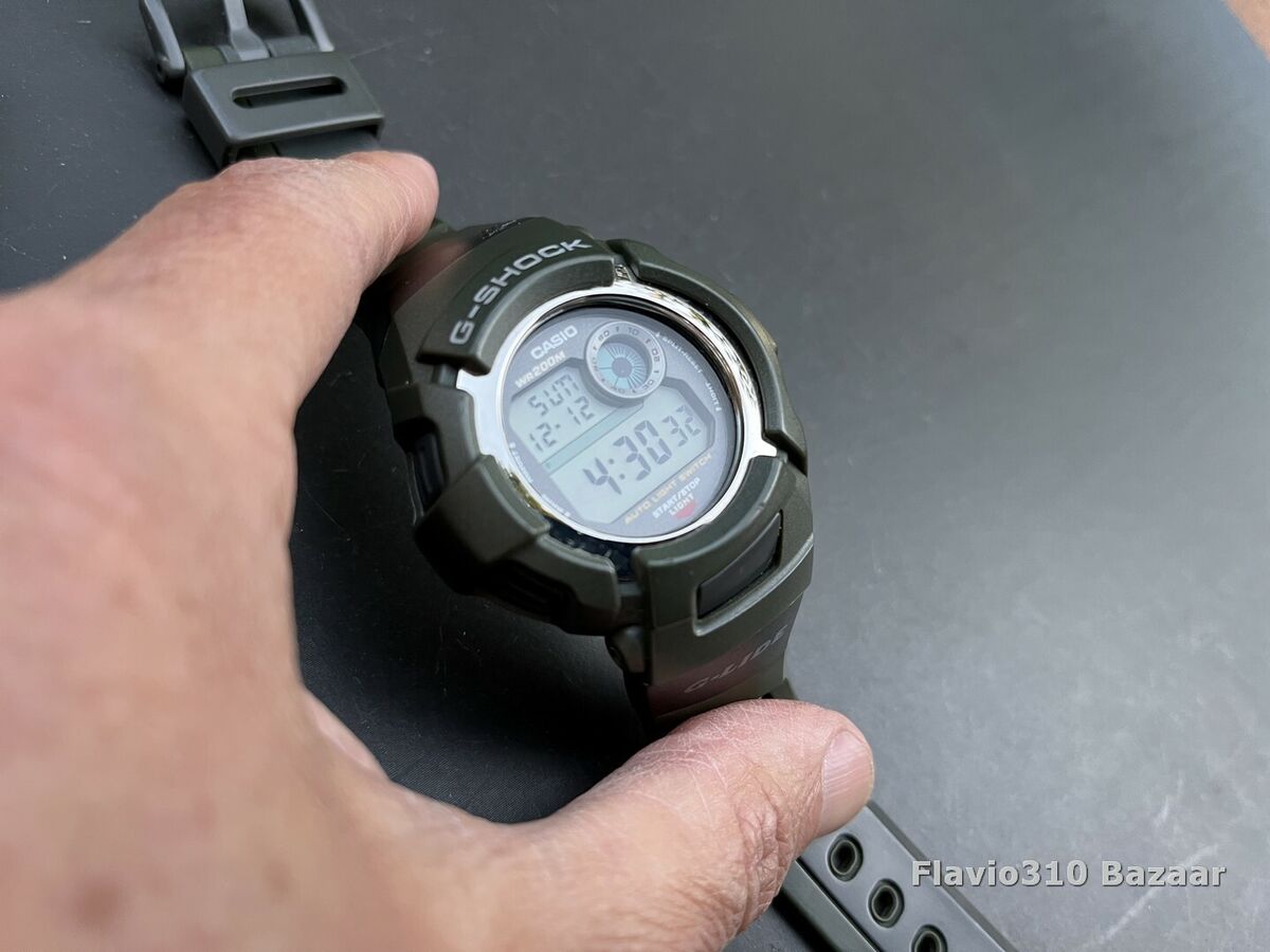Rare Casio G-SHOCK G-LIDE DWX-112 (1978) Green & Gray 47mm Rare Casio G-SHOCK G-LIDE DWX-112 (1978) Green & Gray 47mm