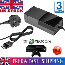For XBOX ONE Console AC Adapter Brick Power Supply Cable UK Plug (QUIET VERSION)