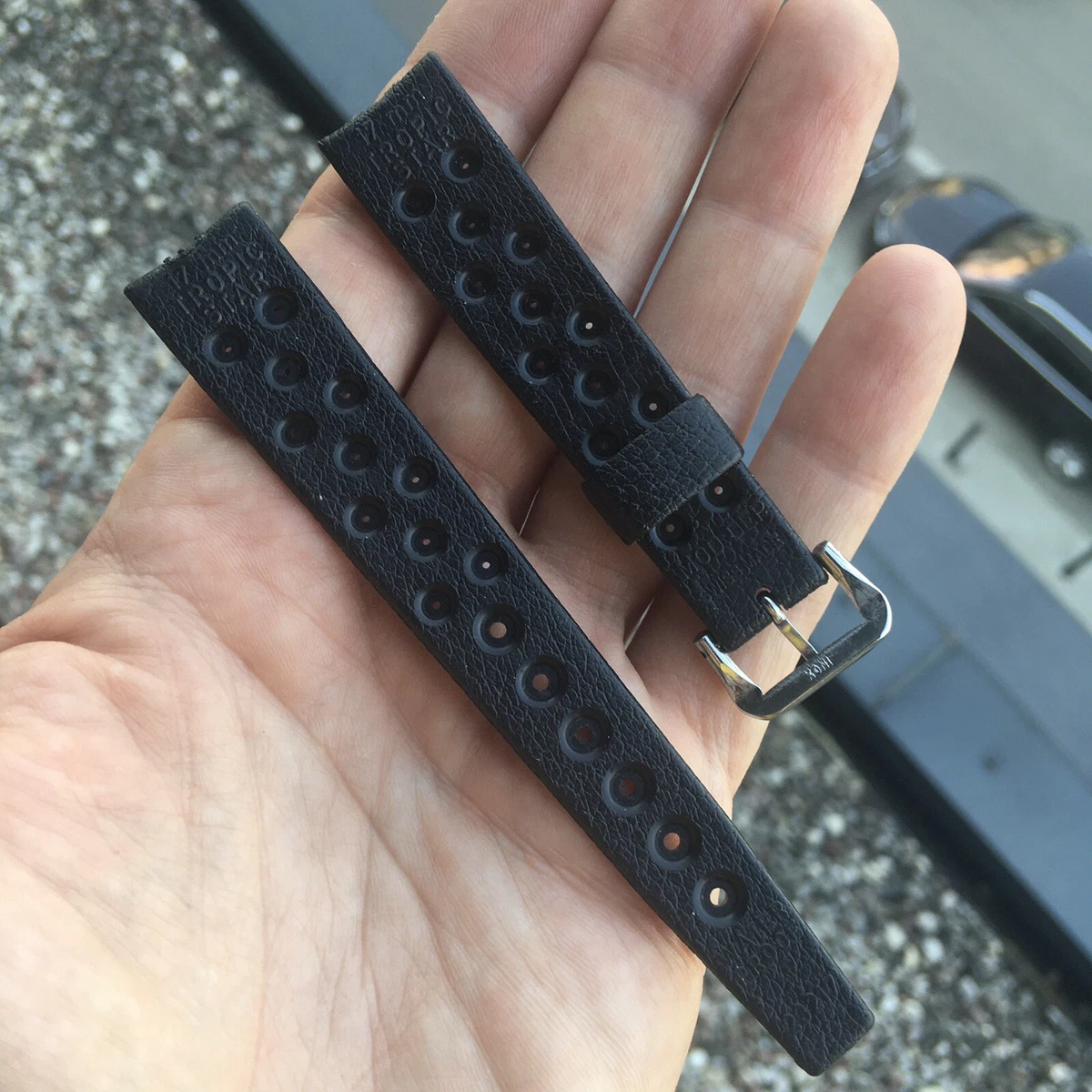 TROPIC Star Strap 17mm working nice with Zodiac Sea Wolf Vintage