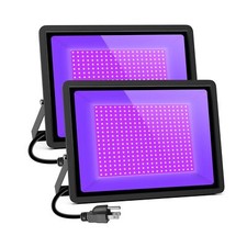 Black Lights 500W LED Black Flood Light with Plug 6ft Cable IP66 Waterproof ...