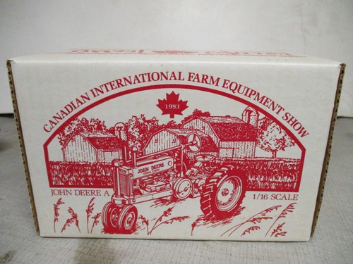 Ertl John Deere Model A Toy Tractor "1993 Canadian Farm Show" 1/16 Scale, NIB - Picture 8 of 9