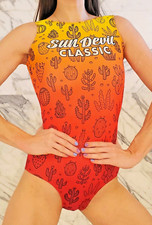 Destira Gymnastics Leotard Adult Extra Small AXS Competition Dance Aerialist Gym