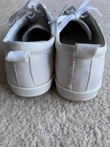 SANDLER easy steps Waffle white leather sneaker size 7 - Picture 5 of 6