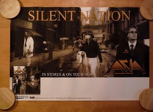 ASIA “Silent Nation” poster (16" by 24") Geoff Downes (YES) featuring John Payne