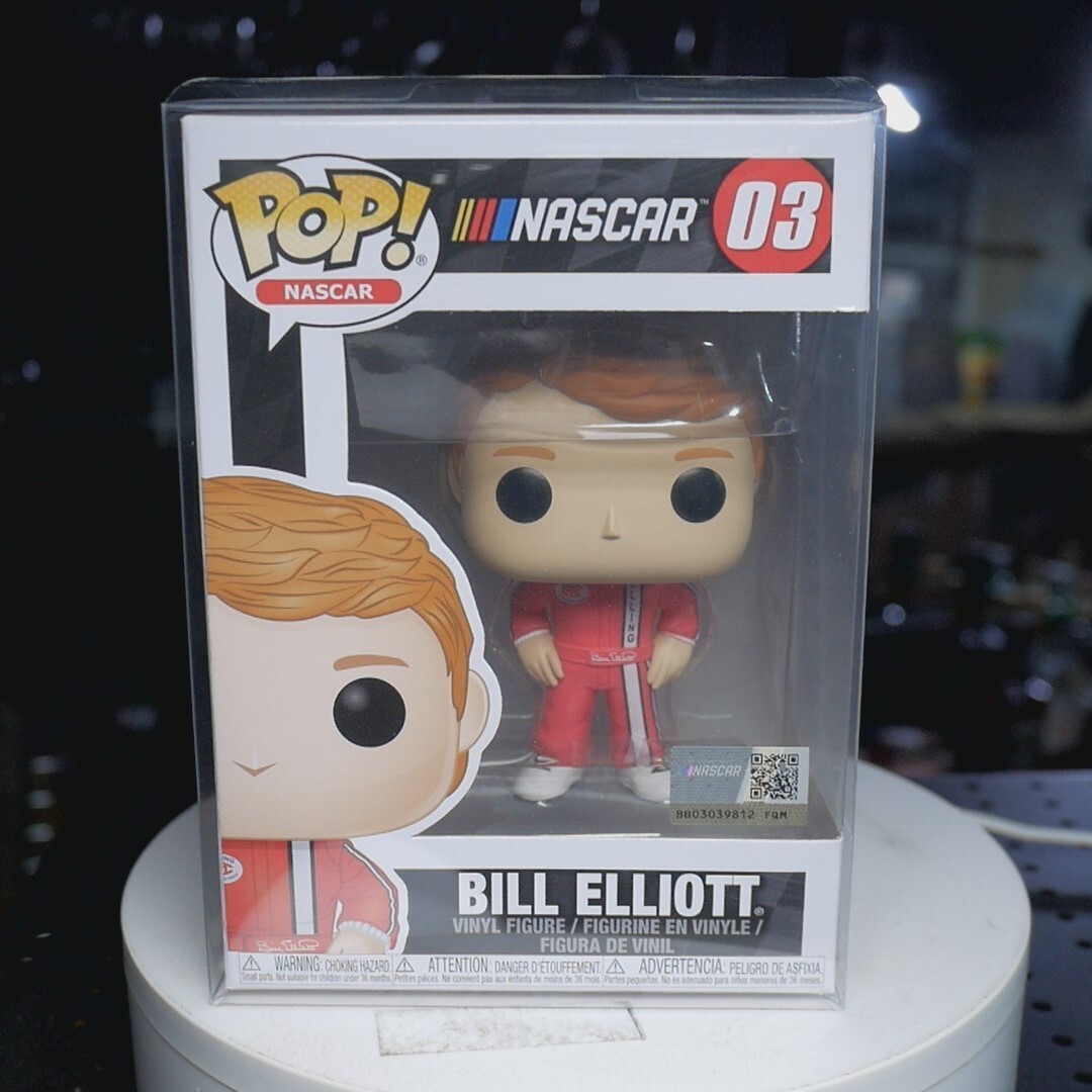 Funko Pop! 2019 Nascar Bill Elliott 03 Vaulted Vinyl Figure Vaulted W/Protector