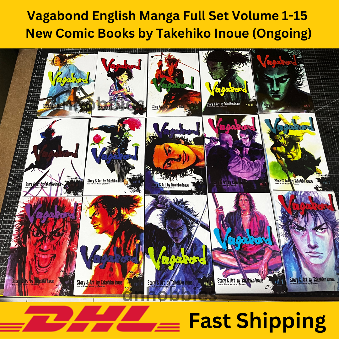 Vagabond English Manga Full Set Volume 1-20 New Comic by Takehiko