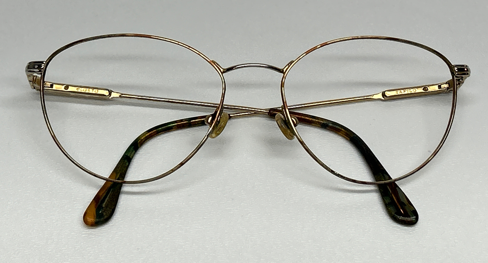 SAOLA Occhiali da vista vintage Safilo Elasta calze colorate per le orecchie solo montatura