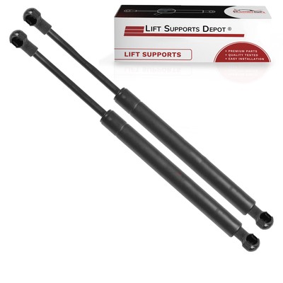 Qty 2 10mm Steel Socket Lift Supports, Ext 21 Inch Comp 12.79 Inch 110lb