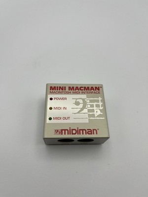 RARE Mini Macman Macintosh MIDI Interface Midiman Vintage Audio Accessory -MQ5