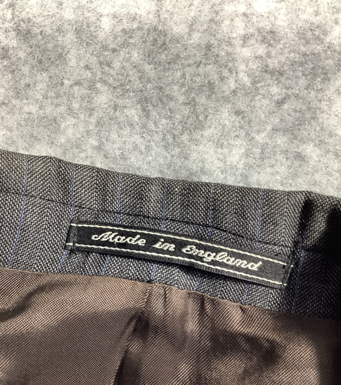 100 Percent Wool Austin Reed Jacket Grey Suit England Clothing 011x image 3
